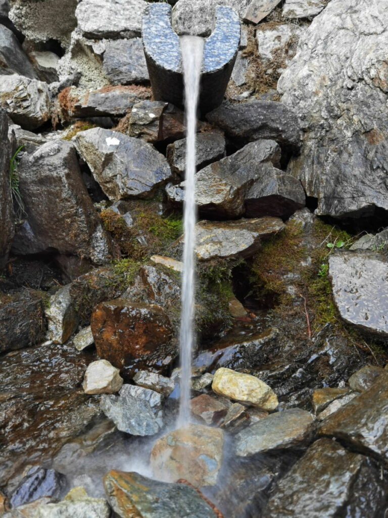 Die Etschquelle am Reschenpass