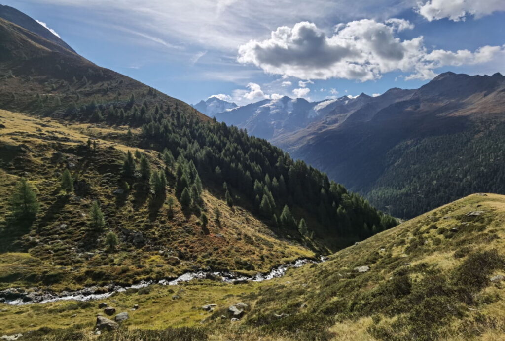 Am Höhenweg im Langtauferer Tal wandern